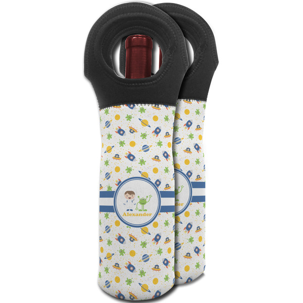 Boy's Space Themed Wine Tote Bag - MAIN