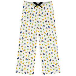 Boy's Space Themed Womens Pajama Pants - XL
