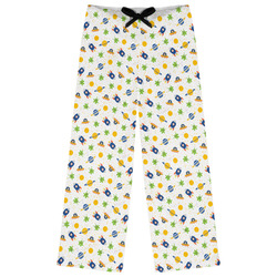 Boy's Space Themed Womens Pajama Pants - XS
