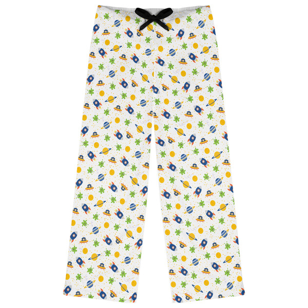 Custom Boy's Space Themed Womens Pajama Pants