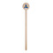 Boy's Space Themed Wooden 6" Stir Stick - Round - Single Stick