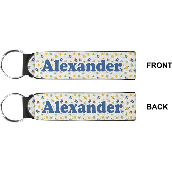 Boy's Space Themed Wristlet (Front + Back)