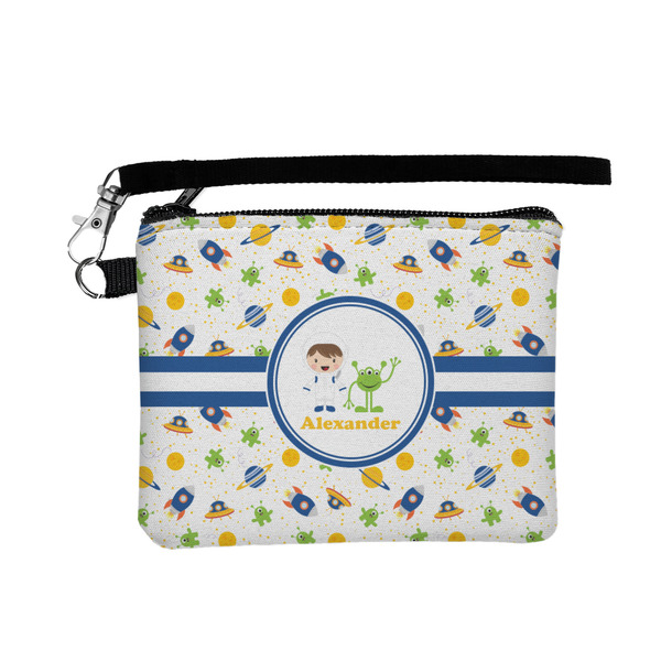 Custom Boy's Space Themed Wristlet ID Case w/ Name or Text