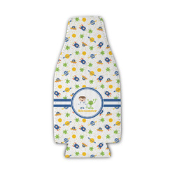 Boy's Space Themed Zipper Bottle Cooler (Personalized)
