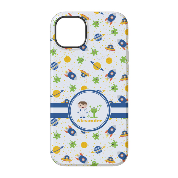 Boy's Space Themed iPhone 14 Pro Tough Case - Back
