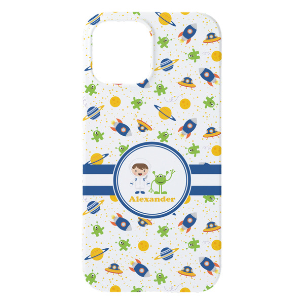 Boy's Space Themed iPhone 15 Plus Case - Back