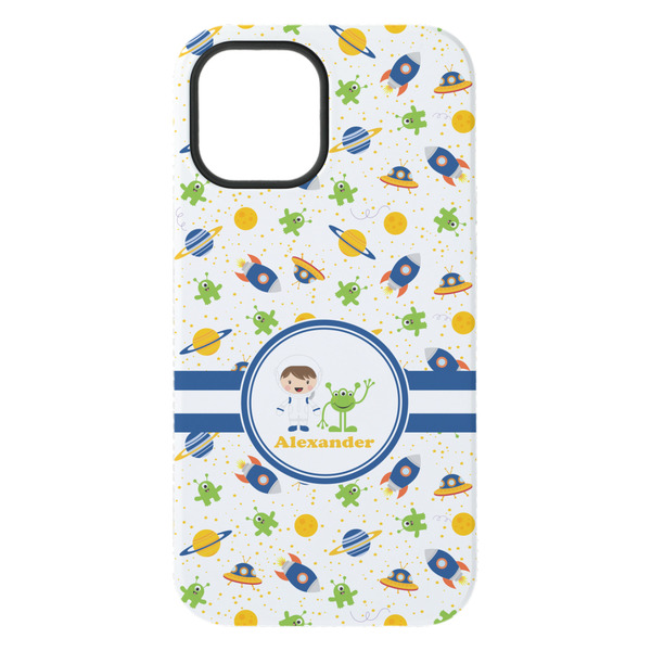Boy's Space Themed iPhone 15 Pro Max Tough Case - Back