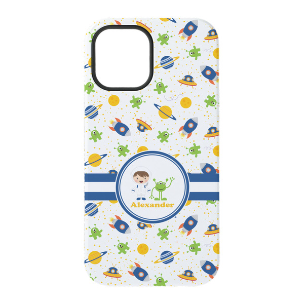 Boy's Space Themed iPhone 15 Pro Tough Case - Back