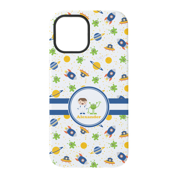 Boy's Space Themed iPhone 15 Tough Case - Back