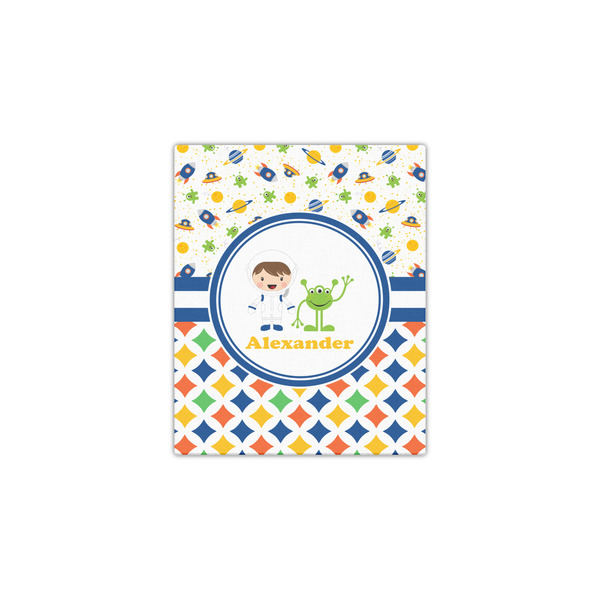 Boy's Space & Geometric Print 11x14 - Canvas Print - Front View