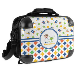 Boy's Space & Geometric Print Hard Shell Briefcase (Personalized)