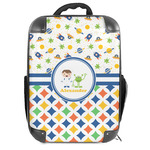 Boy's Space & Geometric Print Hard Shell Backpack (Personalized)