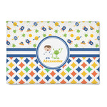 Boy's Space & Geometric Print 2' x 3' Indoor Area Rug (Personalized)