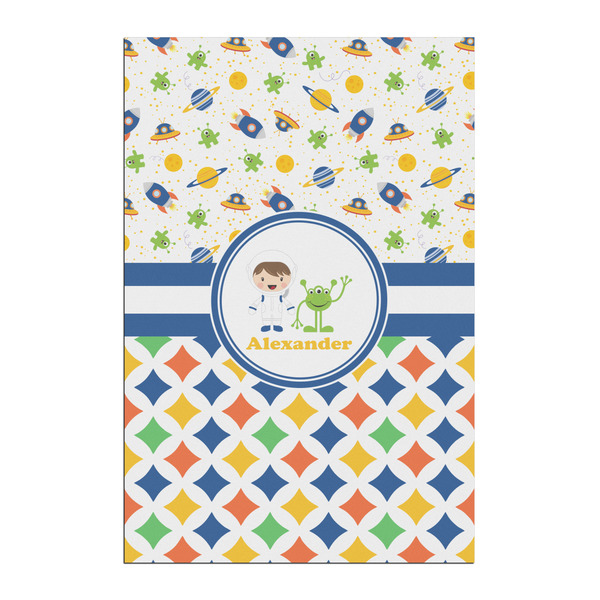 Custom Boy's Space & Geometric Print Posters - Matte - 20x30 (Personalized)