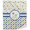 Boy's Space & Geometric Print Sherpa Throw Blanket (Personalized)