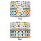 Boy's Space & Geometric Print 8" Drum Lampshade - APPROVAL (Fabric)