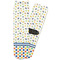 Boy's Space & Geometric Print Adult Crew Socks
