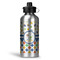 Boy's Space & Geometric Print Water Bottles - 20 oz - Aluminum (Personalized)