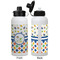 Boy's Space & Geometric Print Aluminum Water Bottle - White APPROVAL