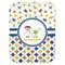 Boy's Space & Geometric Print Baby Swaddling Blanket (Personalized)