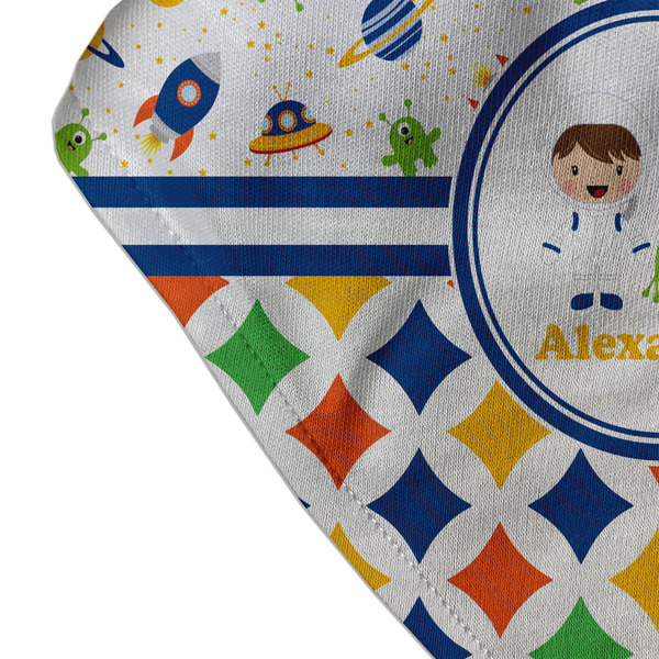 Boy's Space & Geometric Print Bandana Detail