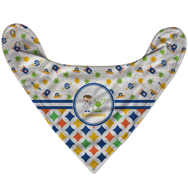 Boy's Space & Geometric Print Bandana Flat Approval