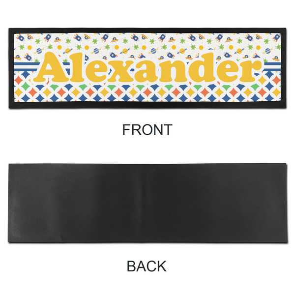 Boy's Space & Geometric Print Bar Mat - Large - APPROVAL
