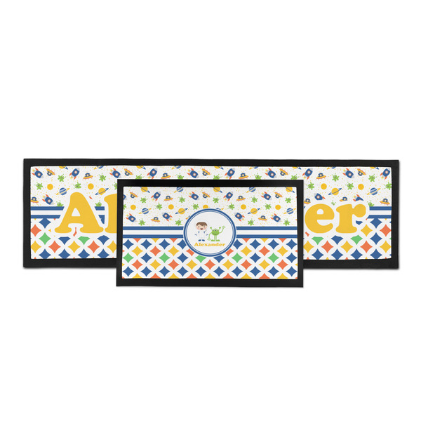 Boy's Space & Geometric Print Bar Mat - Parent Main