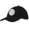Boy's Space & Geometric Print Baseball Cap - Black (Personalized)