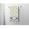 Boy's Space & Geometric Print Bath Towel - LIFESTYLE