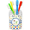 Boy's Space & Geometric Print Toothbrush Holder (Personalized)