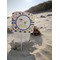 Boy's Space & Geometric Print Beach Spiker white on beach with sand