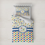 Boy's Space & Geometric Print Duvet Cover Set - Twin XL (Personalized)