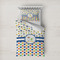 Boy's Space & Geometric Print Duvet Cover Set - Twin XL (Personalized)