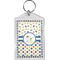Boy's Space & Geometric Print Bling Keychain (Personalized)