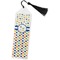 Boy's Space & Geometric Print Book Mark w/Tassel (Personalized)