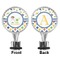 Boy's Space & Geometric Print Bottle Stopper - Front and Back