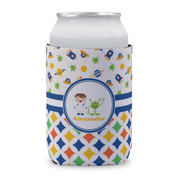 Boy's Space & Geometric Print Can Sleeve