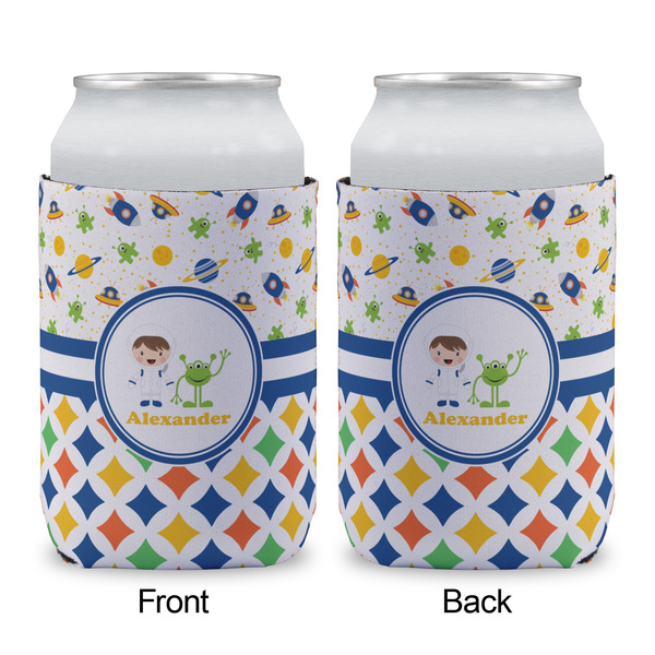 Boy's Space & Geometric Print Can Sleeve - APPROVAL (single)