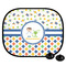 Boy's Space & Geometric Print Car Side Window Sun Shade (Personalized)