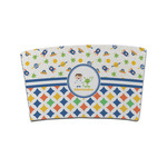 Boy's Space & Geometric Print Coffee Cup Sleeve (Personalized)