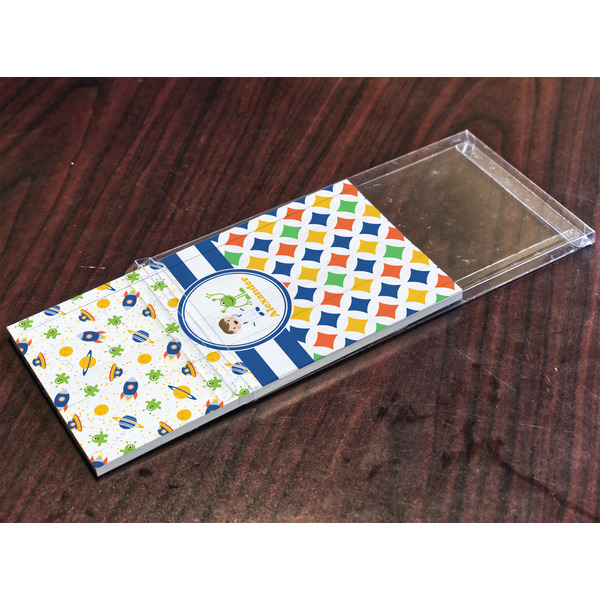 Boy's Space & Geometric Print Colored Pencils - In Package