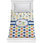 Boy's Space & Geometric Print Comforter - Twin XL (Personalized)