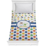 Boy's Space & Geometric Print Comforter - Twin (Personalized)