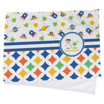 Boy's Space & Geometric Print Cooling Towel (Personalized)