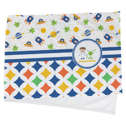 Boy's Space & Geometric Print Cooling Towel (Personalized)