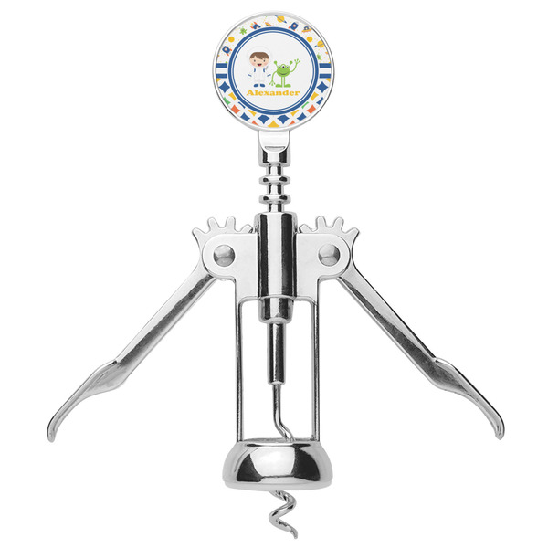 Boy's Space & Geometric Print Corkscrew - Alt