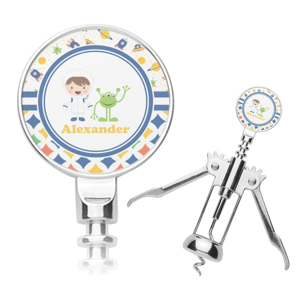 Custom Boy's Space & Geometric Print Corkscrew (Personalized)