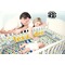 Boy's Space & Geometric Print Crib - Baby and Parents