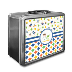 Boy's Space & Geometric Print Lunch Box (Personalized)